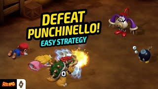 EASY GUIDE How to beat Punchinello in Post Game in Super Mario RPG Remake [upl. by Relyk205]