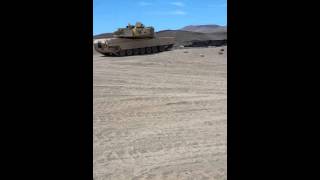 M1A1 Tank firing [upl. by Dnarb716]