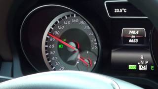 MercedesBenz CLA 0100 kmh acceleration 220 CDI engine  Autogefühl Autoblog [upl. by Williamsen]