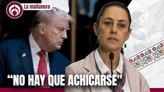 “Negociaremos como iguales” Sheinbaum a Trump por amenzas de aranceles [upl. by Vil540]