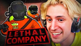 XQC PLAYS LETHAL COMPANY Part 1 [upl. by Sarajane]