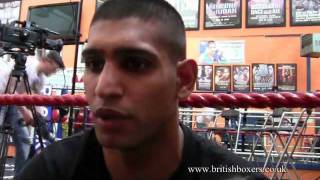 Amir Khan Interview on Toughest opponent Next Fight and Floyd Mayweather [upl. by Sev]