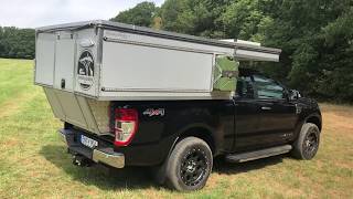 Die Pickup Wohnkabine Camp Crown Overlander 220  Modell 2018 [upl. by Kcirevam]