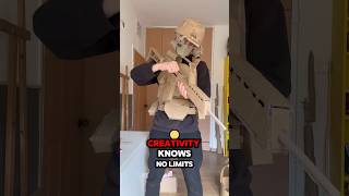 Unbelievable Cardboard Battle Gear You Wont Believe What He Made [upl. by Tamma]