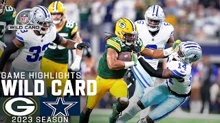 Green Bay Packers vs Dallas Cowboys Game Highlights  NFL 2023 Super Wild Card Weekend [upl. by Tnilk517]