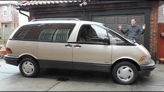 The Toyota Previa Is the Weirdest Minivan Ever [upl. by Silvano]