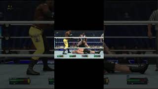 FATEL 4 WAY Brock Lesner Vs Bray Wyatt Vs Bobby Lashley Vs Big E SHORT shorts [upl. by Einaffets]