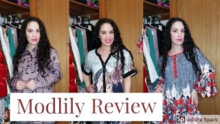 Modlily Blouse Review and Haul [upl. by Ydnak]