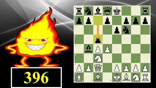 Blitz Chess 396 NimzoIndian Defense Classical variation [upl. by Yelnik]