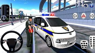 3D Driving Class 26  Real City Driving  New Police Van Driver  Android GamePlay [upl. by Yllut771]