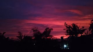 Bloody Sky again captured  San Jose PARTIDO Cam Sur 4am dec022024 [upl. by Yznil]