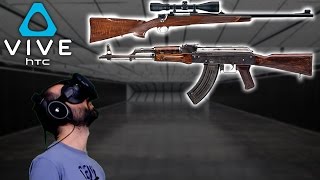 SNIPER Y AK HTC Vive  HOT DOGS HORSESHOES amp HAND GRENADES Gameplay Español [upl. by Anirac772]