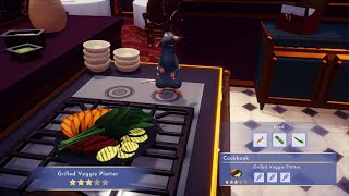 Disney Dreamlight Valley How to Make a Grilled Veggie Platter [upl. by Willner]