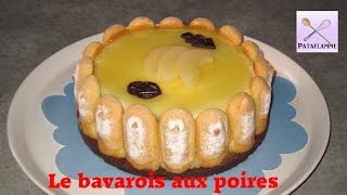 La recette du bavarois à la poire 🍐​ Simple et rapide [upl. by Shermie216]