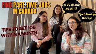 how to get part time job in Canada [upl. by Rickert314]