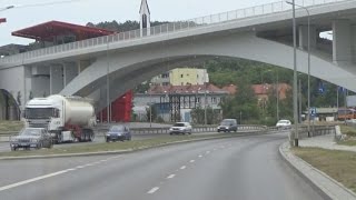 Gdańsk Airport Bus to Gdańsk Wrzeszcz Rail Station [upl. by Frazer]