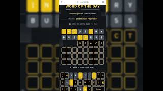 Binance Word of the Day Answer Today 01 November 2024 8 letter Binance Word of the Day Answer [upl. by Isabeau]