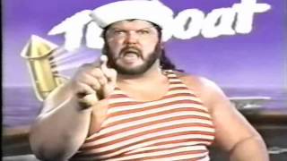 WWF Tugboat Promo on Earthquake 1990 [upl. by Trepur48]