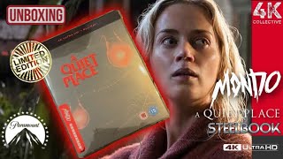 A Quiet Place Mondo 4K UltraHD Bluray limited edition steelbook unboxing [upl. by Naziaf364]