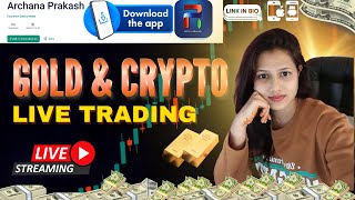 Gold and crypto LIVE Trading 13 November  crypto market trading  Forex trading Gold Live trading [upl. by Cindra]