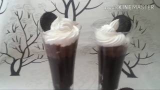 تحلية الشكوﻻطة و الاوريو Dessert tahlia au chocolat de cuisine karima [upl. by Oinolopa]