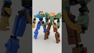 Micro LEGO Steve Mech Satisfying Speed Build lego legomecha legomech [upl. by Nawd]