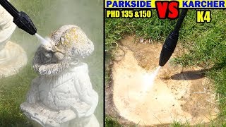 PARKSIDE VERSUS KARCHER PHD 135  PHD 150  K4 FULL CONTROL LIDL Nettoyeur haute pression [upl. by Nirrej]