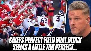 Picture Perfect Field Goal Block Brings The Chiefs To 90 Always Find Way To Win  Pat McAfee Show [upl. by Nnail]