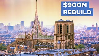 Unveiling The New Notre Dame  2024 Restoration Update [upl. by Kin]