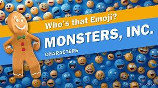 Disney Pixar Monsters Inc Emoji Challenge 👹🕵️‍♀️ [upl. by Mallina]