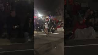 Anniston High School Marching Band In the Oxford Christmas Parade [upl. by Schwejda908]