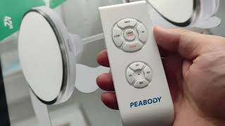 Ventilador con LED Peadoby PEVTR42 · Review con lo buenos y lo malo [upl. by Trinl882]