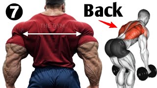 7 Best Back Workout At Gym [upl. by Ahsinac]