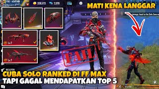 GAGAL SOLO RANK FF MAX  GIVEAWAY REDEEM CODE 3 ORANG🧑‍💻  FREE FIRE MAX❤️ [upl. by Anuahsat]