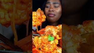 SEAFOOD MUKBANG Seafood boil Mukbang SPICY Seafood Boil King Crab Legs Mukbang ASMR Eating [upl. by Tremml]