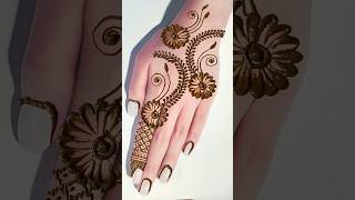 Very easy mehndi✨design trick for trending❤️trending hennadesginshortsfeed viral henna shorts👌 [upl. by Wyn]