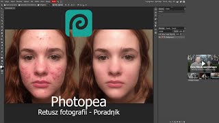 Photopea Retusz fotografii Poradnik [upl. by Anytsirk616]