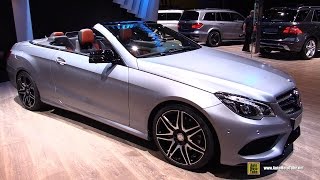 2015 Mercedes Benz E350 Cabriolet FascinationExterior and Interior Walkaround2014 Paris auto show [upl. by Nissie]