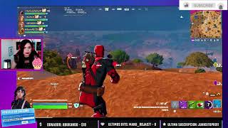 GANANDO UNA PARTIDA CON LA SKIN DEADPOOL FORTNITE [upl. by Limemann]