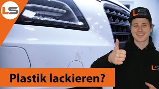 Kunststoff lackieren  Fehler vermeiden  LACKSTORE [upl. by Rudman386]