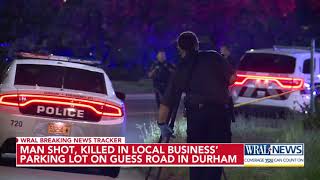 Man shot and killed Tuesday night in Durham [upl. by Kirbee]