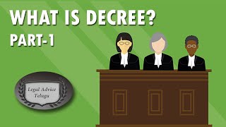 What is Decree  Part 1  Legal Advice Telugu [upl. by Dnaltiak744]