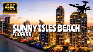 Sunny Isles Beach Florida In 4K By Drone  Amazing View Sunny isles Beach Florida [upl. by Alli]