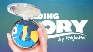 DIY Finding Dory Eyeshadow Palette  SofiaStyled [upl. by Srevart]