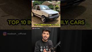 Top 10 Indian Family Cars 🚗😱 [upl. by Milak]