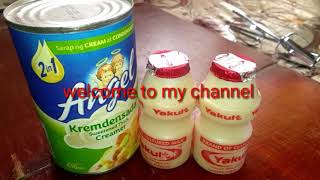 Yakult Ice cream2 ingredients ice cream [upl. by Furr]