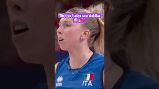 Turkiye italya monica degennaro italya voleybol yarı final milli takım olympics türkiye voleybol [upl. by Rambort133]