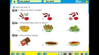 TEXTBOOK GET SMART YEAR 3 UNIT 6 FOOD PLEASE PAGE 58  59 [upl. by Nyleuqaj]