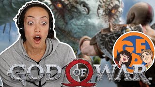 GOD of WAR  rant review reaction rewrite  Girlfriend Reviews Ragnarok Trailer reaction [upl. by Ahsatsan]