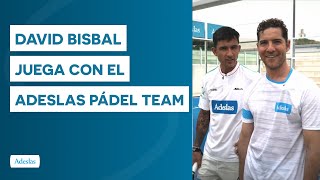 David Bisbal acepta el reto del Adeslas Pádel Team [upl. by Ennaid]